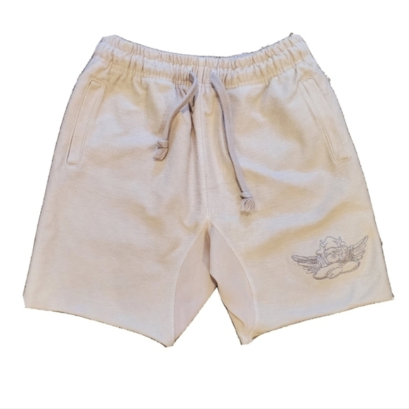 Boys Lie Inside Out Sweat Shorts Beige - Picture 2 of 4